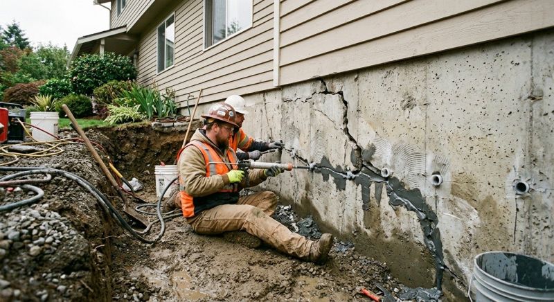 Basement Foundation Repair in Billerica, MA