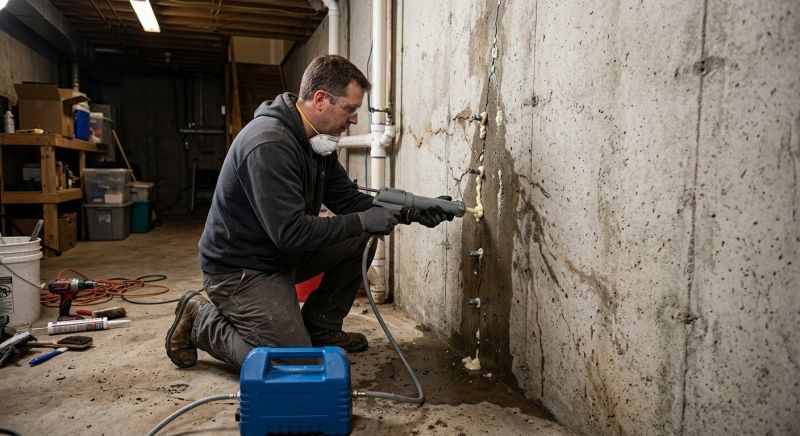 Basement Foundation Repair in Boxford, MA