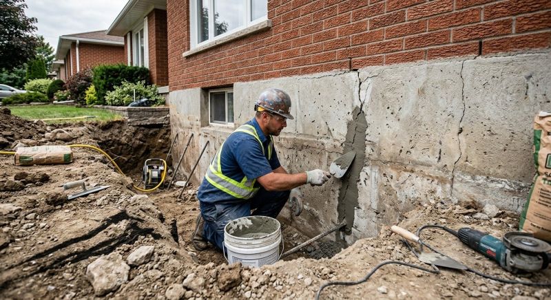 Basement Foundation Repair in Groton, MA