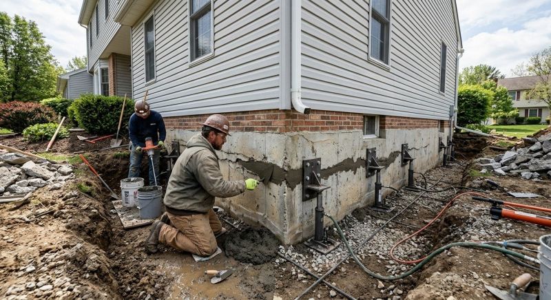 Basement Foundation Repair in Litchfield, NH