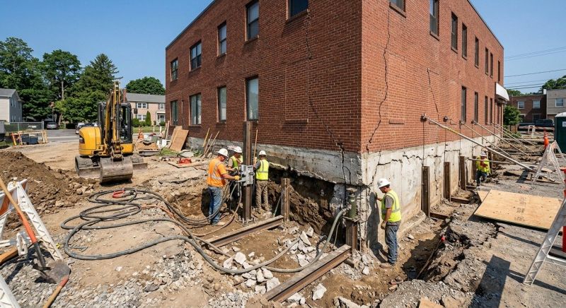 Building Foundation Repair in Ayer, MA