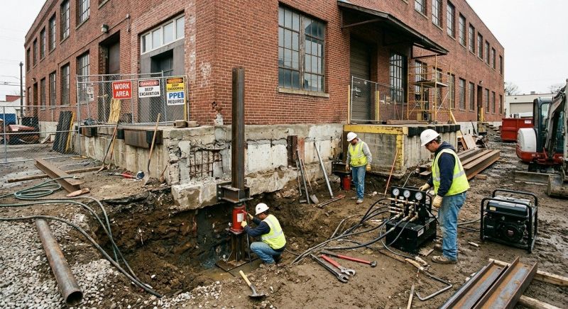 Building Foundation Repair in Wilmington, MA