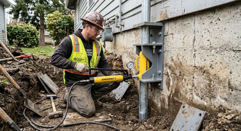 Concrete Foundation Leveling in Billerica, MA