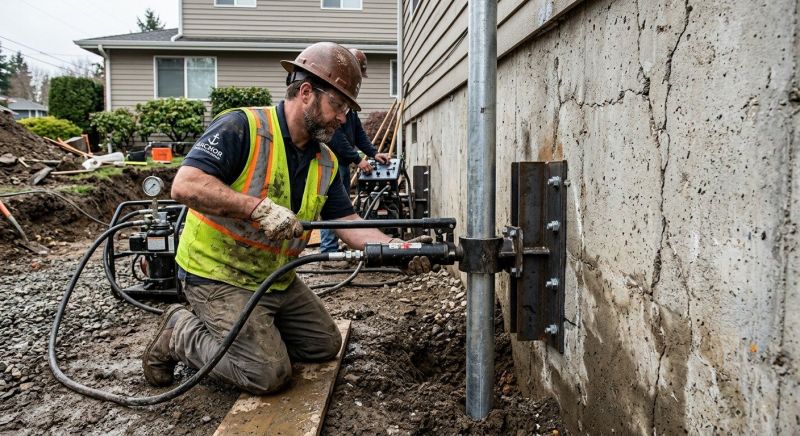 Concrete Foundation Leveling in Andover, MA