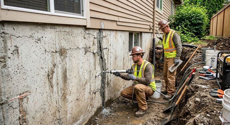 Cracked Foundation Repair in Salem, NH