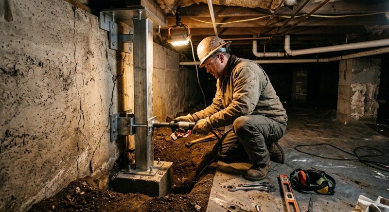 Crawlspace Foundation Repair in Ayer, MA