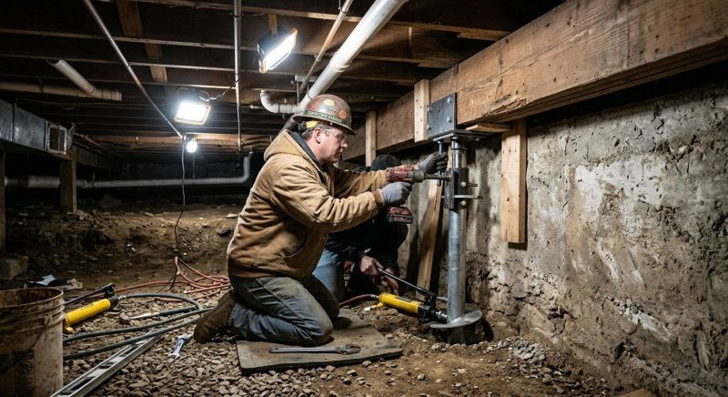 Crawlspace Foundation Repair in Burlington, MA