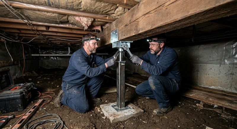 Crawlspace Foundation Repair in Lawrence, MA