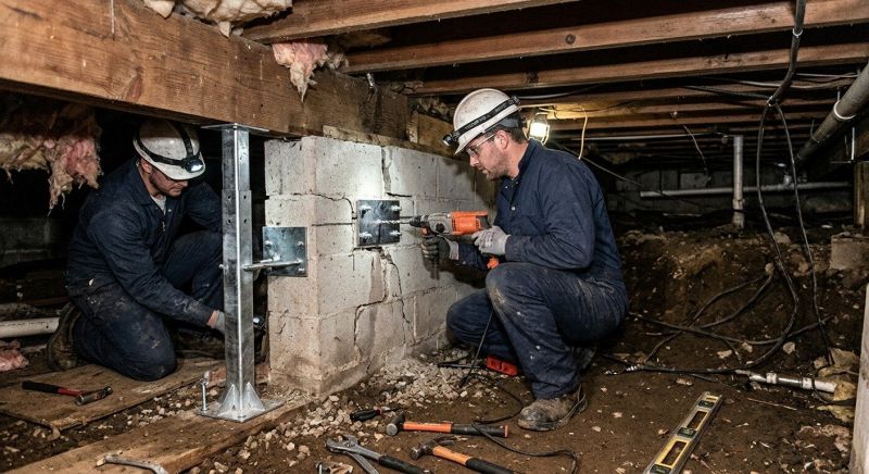 Crawlspace Foundation Repair in Londonderry, NH