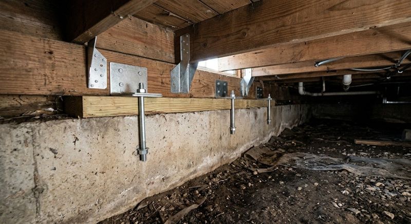 Crawlspace Structural Repair in Andover, MA