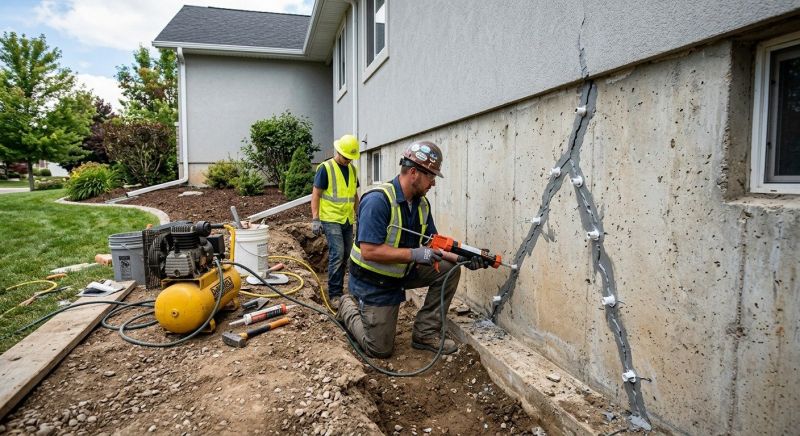 Foundation Damage Repair in Newton Center, MA