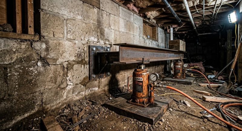 Foundation Jacking in Chelsea, MA