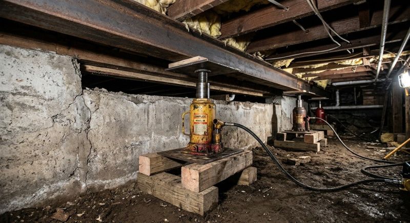 Foundation Jacking in Lawrence, MA