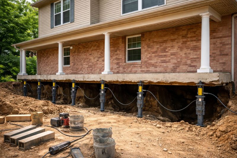 Foundation Jacking in Andover, MA