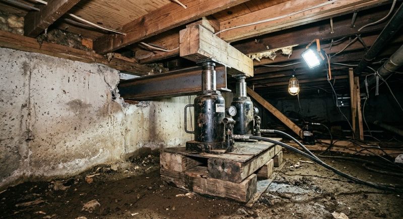 Foundation Jacking in Malden, MA
