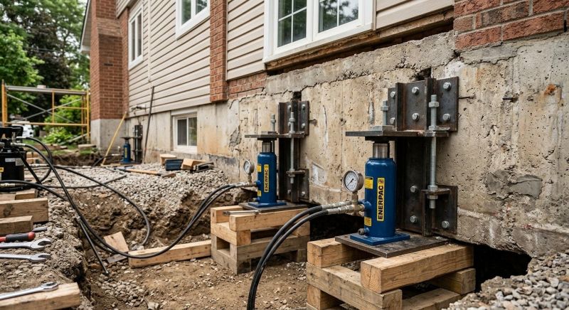 Foundation Jacking in Seabrook, NH