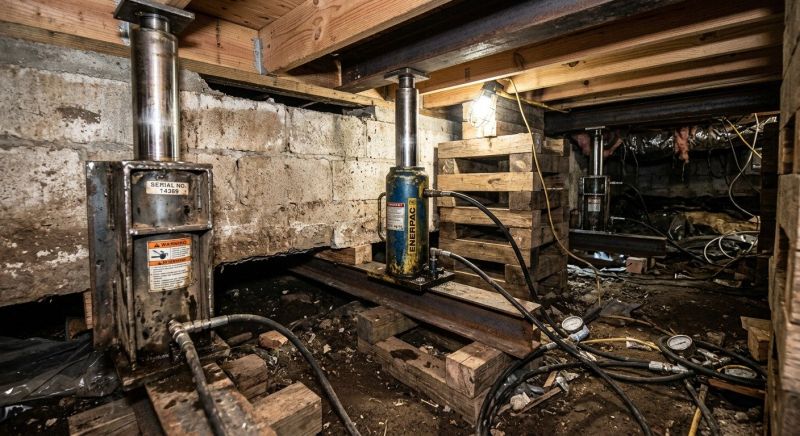 Foundation Jacking in Westford, MA