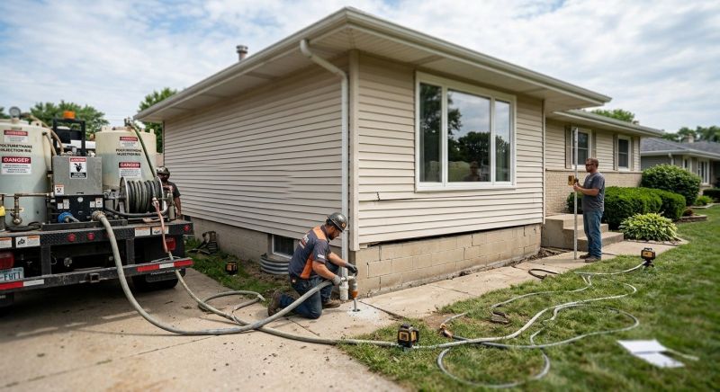 Foundation Lifting in Boxford, MA
