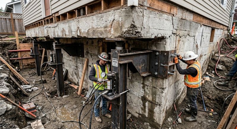 Foundation Lifting in Salem, NH