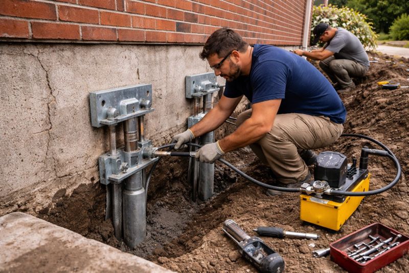 Foundation Repair in Burlington, MA