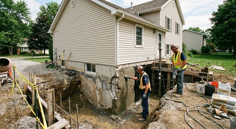 Foundation Restoration in Andover, MA