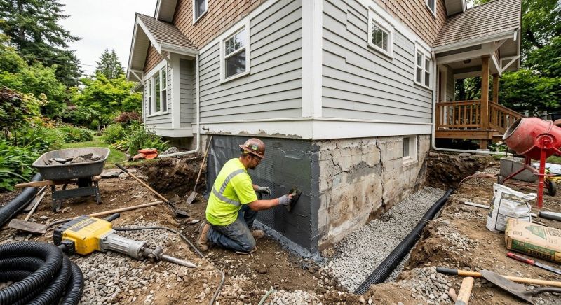 Foundation Restoration in Andover, MA