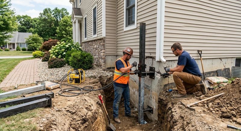Foundation Stabilizing in Beverly, MA