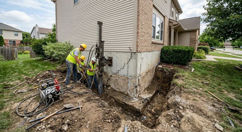 Foundation Stabilizing in Carlisle, MA