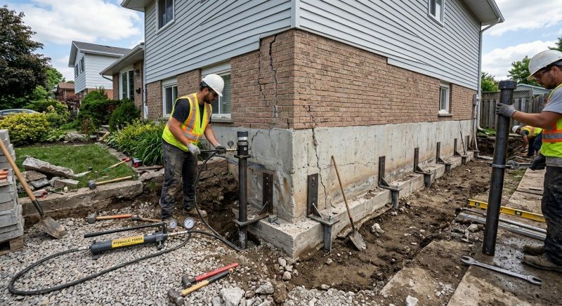 Foundation Stabilizing in Hampstead, NH