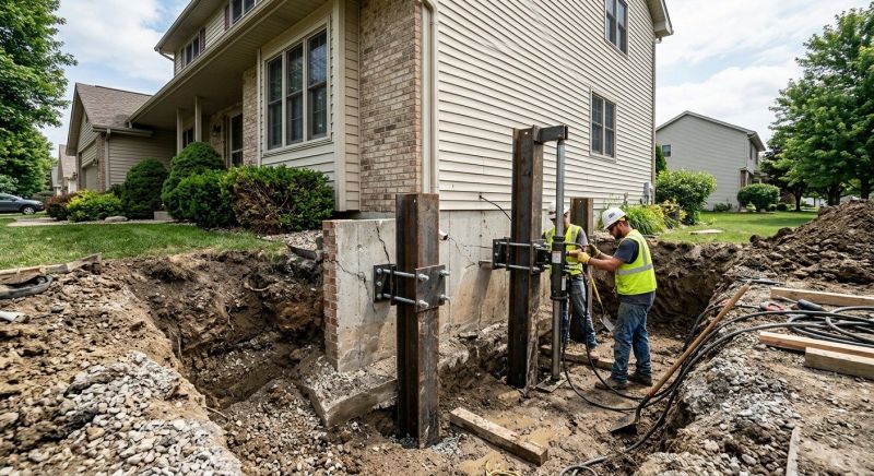 Foundation Underpinning in Andover, MA