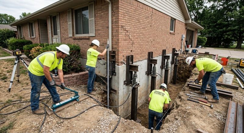 Home Foundation Leveling in Georgetown, MA