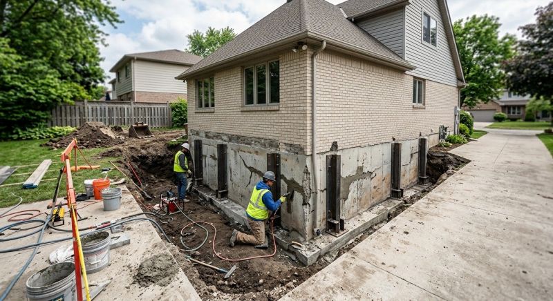 House Foundation Repair in Billerica, MA