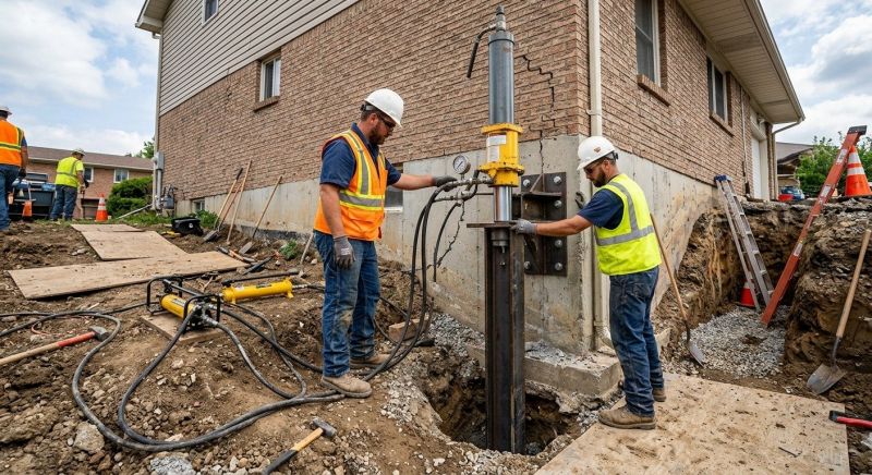 Settling Foundation Service in North Chelmsford, MA