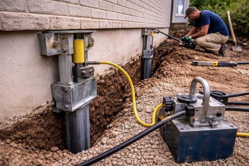 Sinking Foundation Repair in Groveland, MA