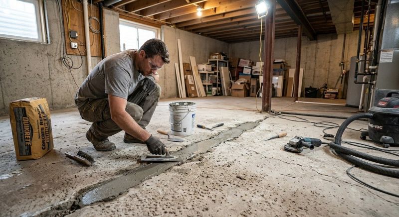Slab Foundation Repair in Andover, MA
