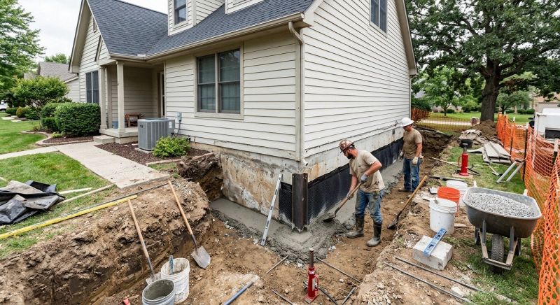 Slab Foundation Repair in Andover, MA