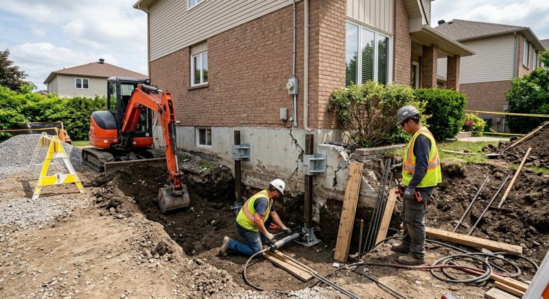 Slab Foundation Repair in Andover, MA