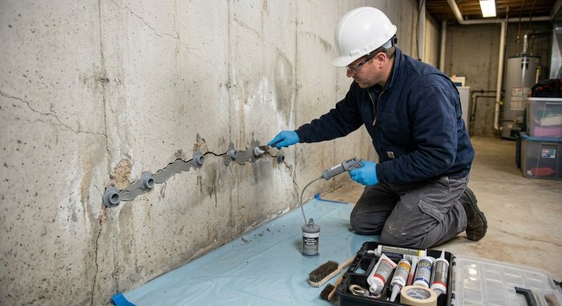 Structural Crack Repair in Andover, MA