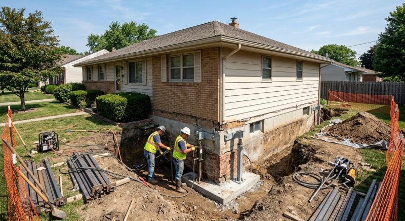 Structural Foundation Repair in Acton, MA