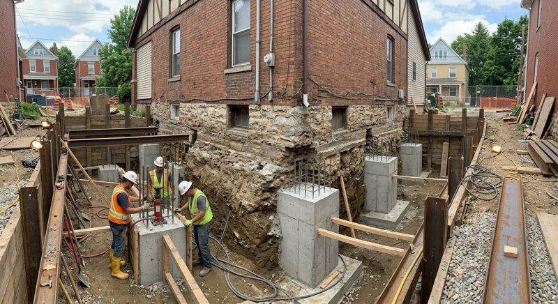 Structural Underpinning in Andover, MA