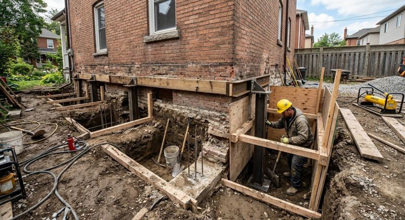 Structural Underpinning in Andover, MA
